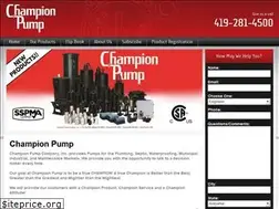 Sites similar to championpump.com