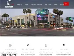 Sites similar to championrealestatecompany.com