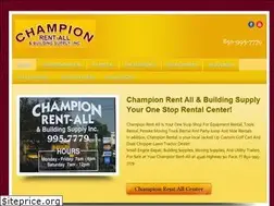 Sites similar to championrentall.com