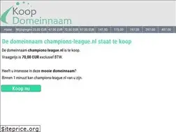 Sites similar to champions-league.nl