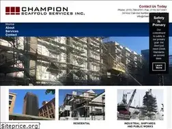 Sites similar to championscaffold.com