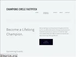 Sites similar to championscirclefastpitch.com