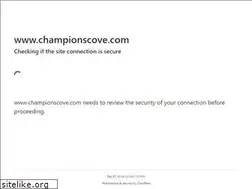 Sites similar to championscove.com