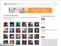 Sites similar to championselect.net