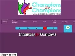 Sites similar to championsforchampions.org