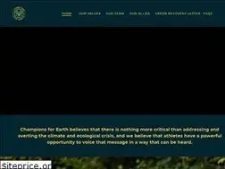 Sites similar to championsforearth.com