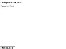 Sites similar to championsfuncenter.com