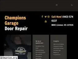 Sites similar to championsgaragedoorrepair.com