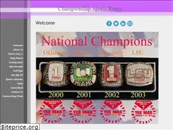 Sites similar to championshipsportsrings.com