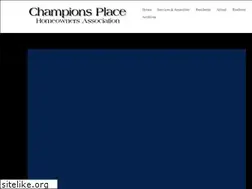 Sites similar to championsplace.org