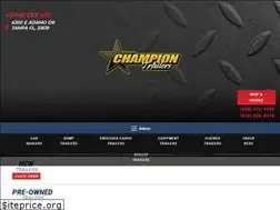 Sites similar to championtrailersales.com