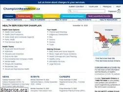 Sites similar to champlainhealthline.ca
