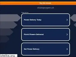 Sites similar to champsopen.ch