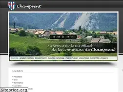 Sites similar to champvent.ch