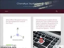 Sites similar to chanakyajayabalan.wordpress.com