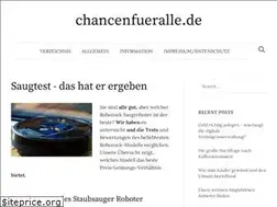Sites similar to chancenfueralle.de
