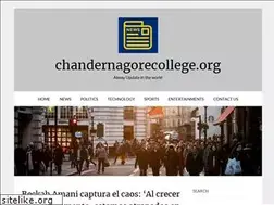 Sites similar to chandernagorecollege.org