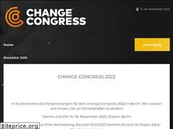 Sites similar to change-congress.de