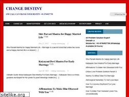 Sites similar to changedestinyway.com