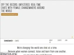 Sites similar to changemakerchat.com