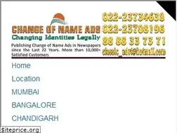 Sites similar to changeofnameads.com