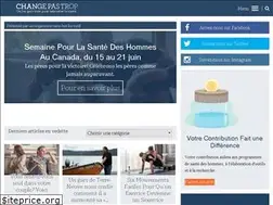 Sites similar to changepastrop.ca