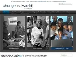 Sites similar to changetheworld.org.za