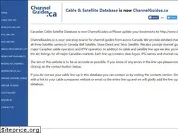 Sites similar to channelguides.ca