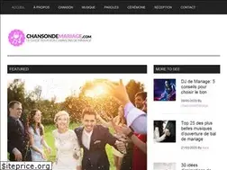 Sites similar to chansondemariage.com