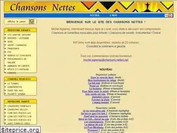 Sites similar to chansons-nettes.net
