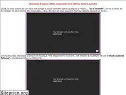 Sites similar to chansonsdamour.fr