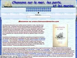 Sites similar to chansonsdemarins.com
