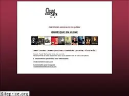 Sites similar to chantdemonpays.com