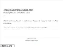 Sites similar to chantmusicforparadise.com