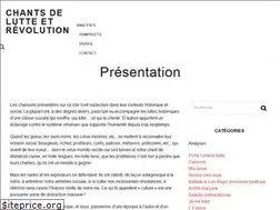 Sites similar to chants-de-lutte.com