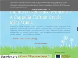 Sites similar to chantsdesperance.blogspot.com
