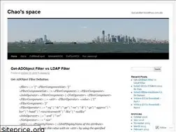Sites similar to chaoliu12.wordpress.com