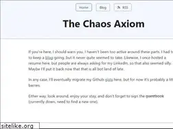 Sites similar to chaos-axiom.com