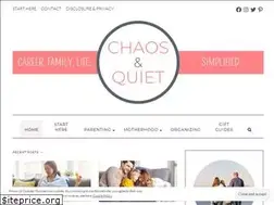 Sites similar to chaosandquiet.com