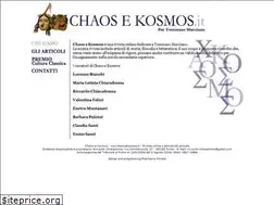 Sites similar to chaosekosmos.it