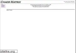 Sites similar to chaosmatrix.org