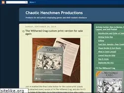 Sites similar to chaotichenchmen.com