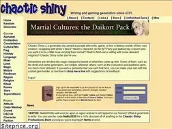 Sites similar to chaoticshiny.com