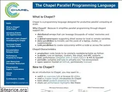 Sites similar to chapel-lang.org