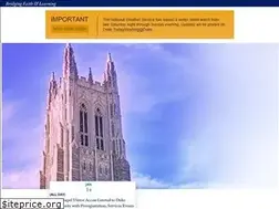 Sites similar to chapel.duke.edu