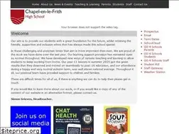 Sites similar to chapelhigh.org.uk