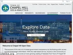 Sites similar to chapelhillopendata.org
