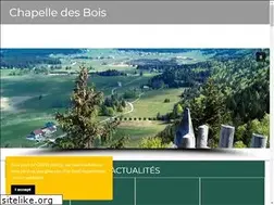 Sites similar to chapelledesbois.com