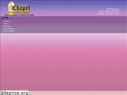 Sites similar to chapelofthevalleyncw.com