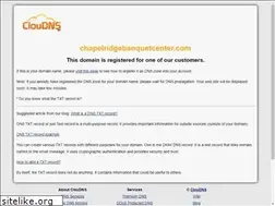 Sites similar to chapelridgebanquetcenter.com